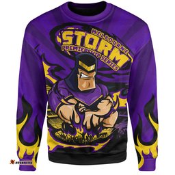 Amazing Aussie Melbourne Storm Premiership Series Sports Gear Sweatshirt
