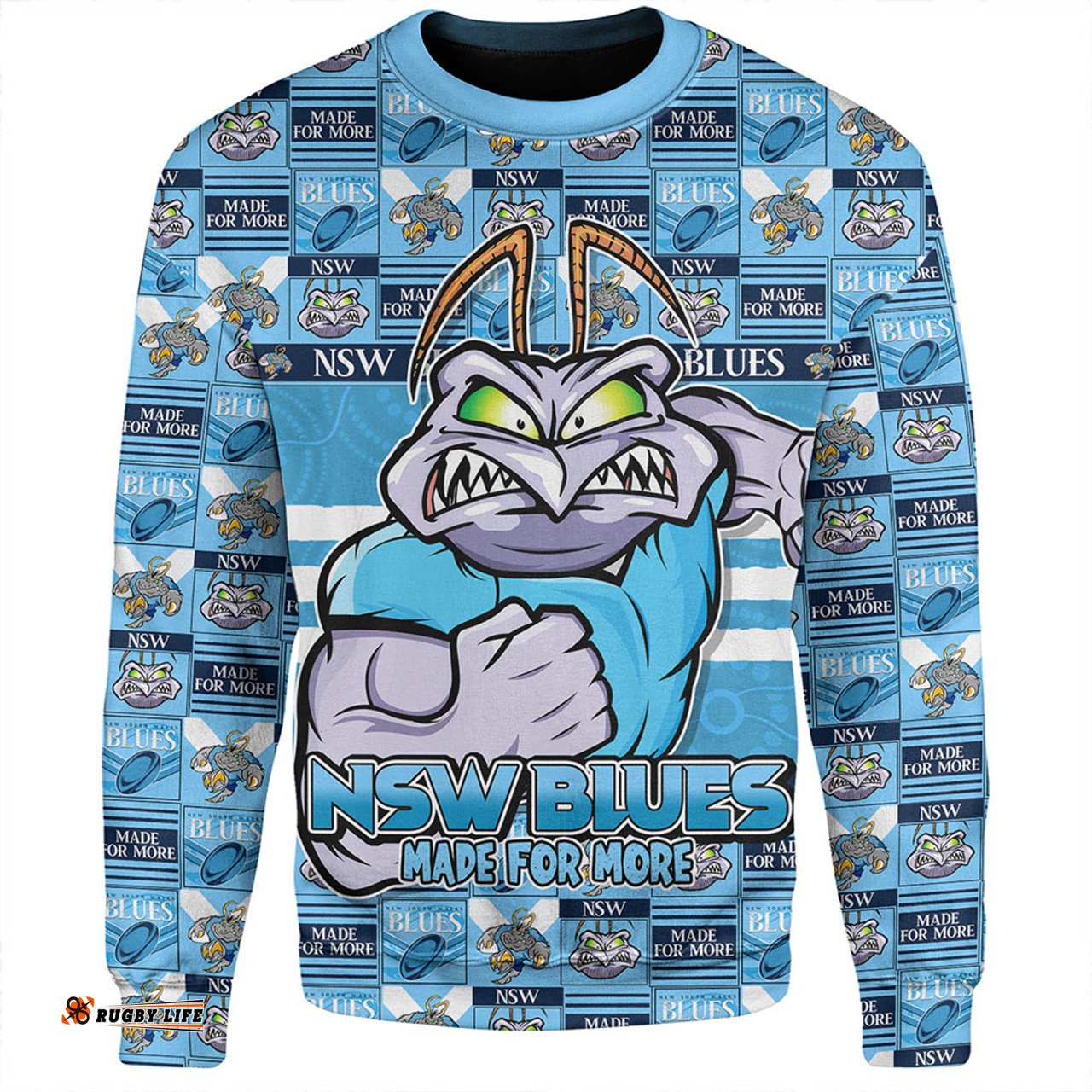 Amazing Aussie New South Wales Blues Champion’s Pride Comic Style Sweatshirt
