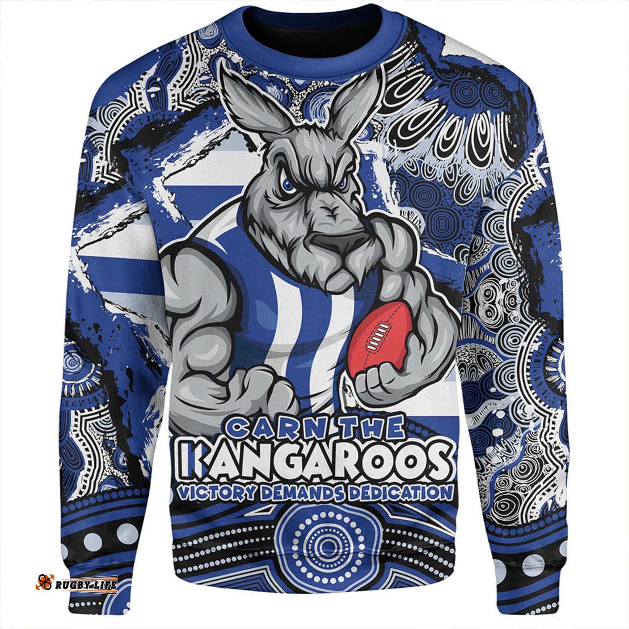 Amazing Aussie North Melbourne Blazing Spirit Of Victory Sweatshirt