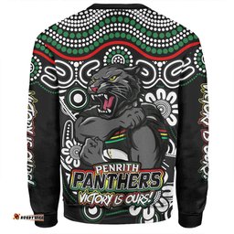 Amazing Aussie Penrith Panthers Aboriginal Inspired Tough Fan Rugby For Life Sweatshirt