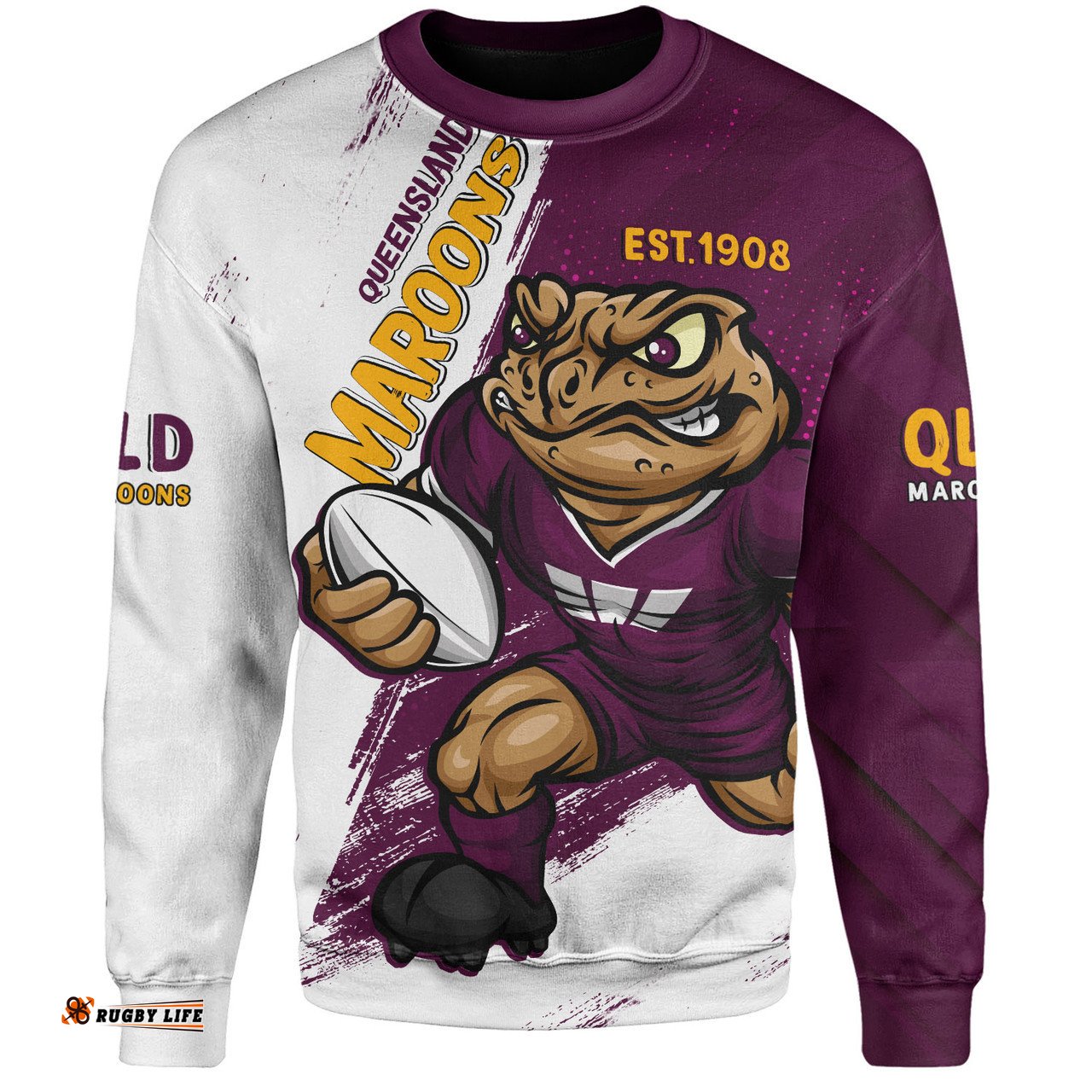 Amazing Aussie Queensland Maroons Battleborn Maroons Sweatshirt
