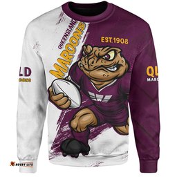 Amazing Aussie Queensland Maroons Battleborn Maroons Sweatshirt