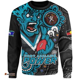 Amazing Aussie Port Adelaide Power Through Generations NAIDOC Edition Sweatshirt