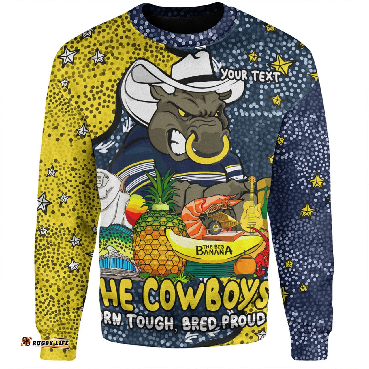 Amazing Aussie North Queensland Cowboys Custom Australian Big Things Sweatshirt