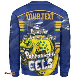 Amazing Aussie Parramatta Eels Happy Australia Day We Are One And Free Sweatshirt