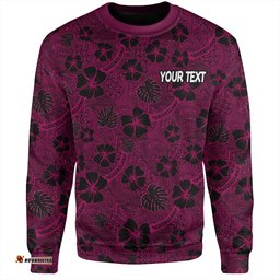 Amazing Aussie Cane Toads Sport Scream With Tropical Patterns Sweatshirt