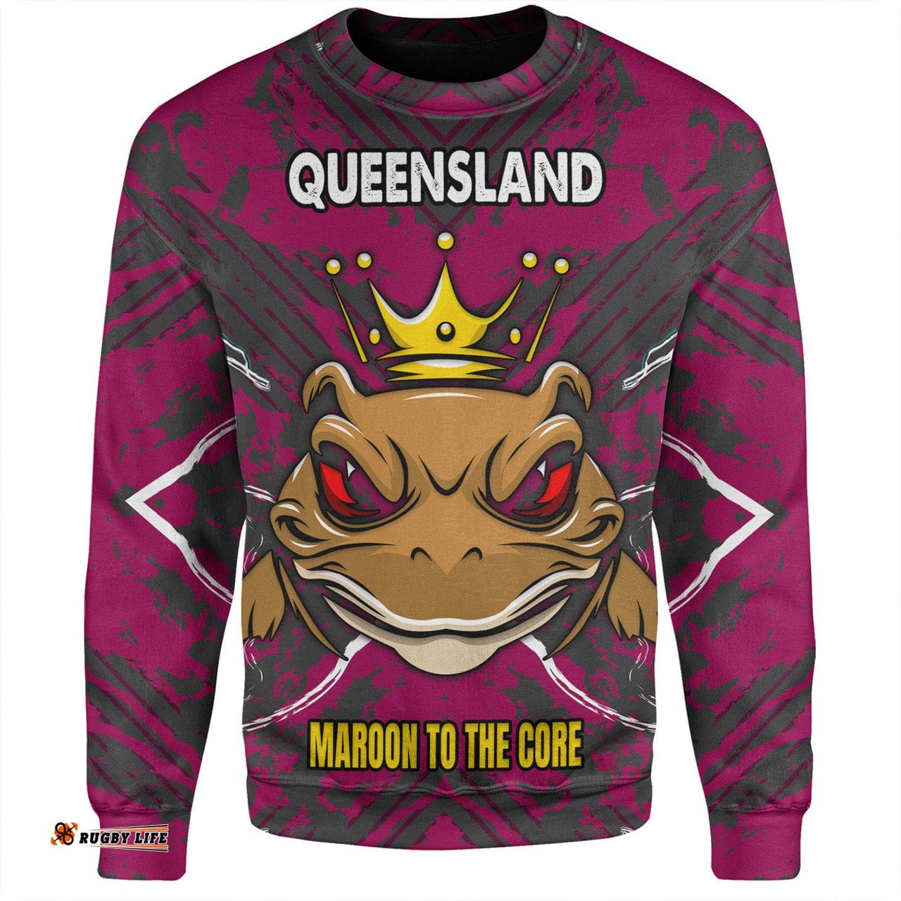 Amazing Aussie Cane Toads Sport Custom Marron To The Core Sweatshirt