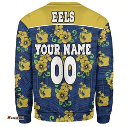 Amazing Aussie Parramatta Eels Custom Parramatta Eels With Maori Patterns Sweatshirt