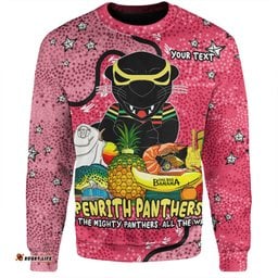 Amazing Aussie Penrith Panthers Custom Australian Big Things (Pink) Sweatshirt