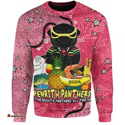 Amazing Aussie Penrith Panthers Custom Australian Big Things (Pink) Sweatshirt