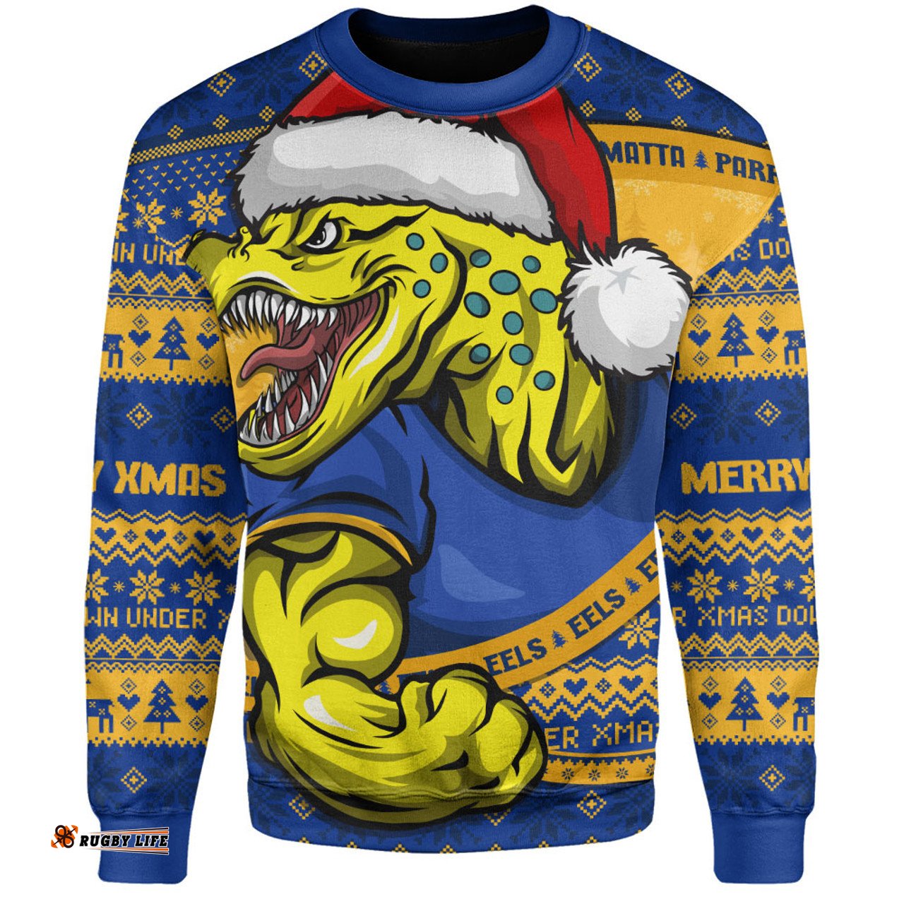 Amazing Aussie Parramatta Eels Ugly Knit Style For Christmas Game Fans Sweatshirt