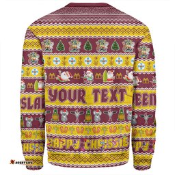 Amazing Aussie Queensland Christmas Custom Happy Chrissie Ugly Style Sweatshirt