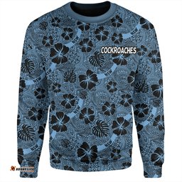 Amazing Aussie Cockroach Sport Scream With Tropical Patterns Sweatshirt