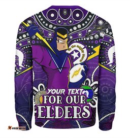 Amazing Aussie Melbourne Storm Naidoc Week Custom Melbourne Storm For Our Elders Sweatshirt