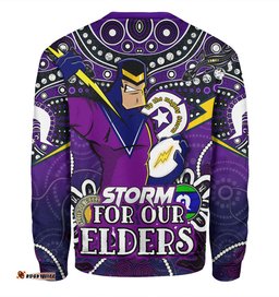Amazing Aussie Melbourne Storm Naidoc Week Custom Melbourne Storm For Our Elders Sweatshirt