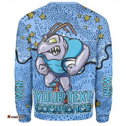 Amazing Aussie New South Wales Cockroaches Custom Team With Dot And Star Patterns For Tough Fan Sweatshirt