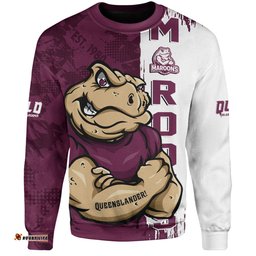 Amazing Aussie Queensland Maroons Queenslander Spirit Maroons Legacy Sweatshirt
