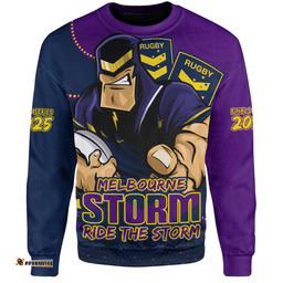 Amazing Aussie Melbourne Storm Battle For Glory Rugby Finals Edition Sweatshirt