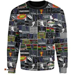 Amazing Aussie Penrith Panthers Team Of Us Die Hard Fan Supporters Comic Style Sweatshirt