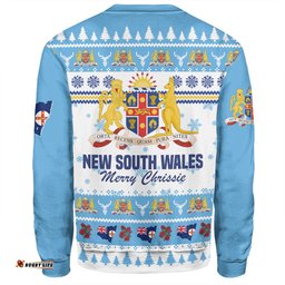 Amazing Aussie New South Wales Christmas Merry Chrissie Sweatshirt