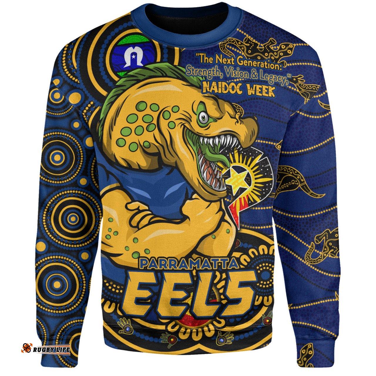 Amazing Aussie Parramatta Eels Spirit Of NAIDOC Series Sweatshirt