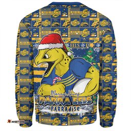 Amazing Aussie Parramatta Eels Merry Ugly Christmas Comic Style Sweatshirt