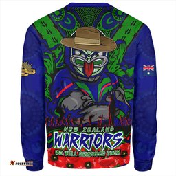Amazing Aussie New Zealand Warriors Ripped Legacy Of The Game The ANZAC Spirit Lives On Sweatshirt