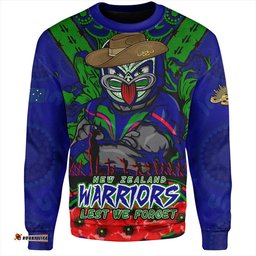 Amazing Aussie New Zealand Warriors Ripped Legacy Of The Game The ANZAC Spirit Lives On Sweatshirt
