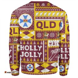 Amazing Aussie Queensland Christmas Holly Jolly Chrissie Sweatshirt
