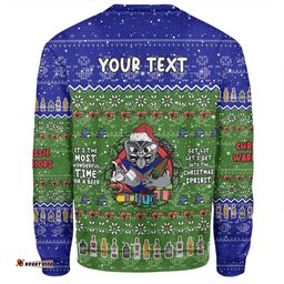 Amazing Aussie New Zealand Warriors Christmas Custom Chrissie Spirit Sweatshirt