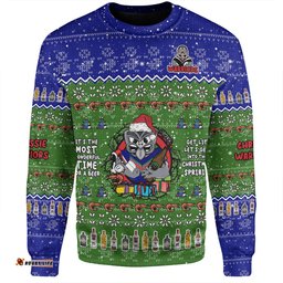 Amazing Aussie New Zealand Warriors Christmas Custom Chrissie Spirit Sweatshirt