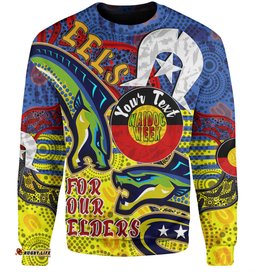 Amazing Aussie Parramatta Eels Naidoc Week Custom Parramatta Eels Naidoc Week For Our Elders With Dot Art Sweatshirt