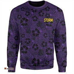 Amazing Aussie Melbourne Storm Scream With Tropical Patterns Sweatshirt