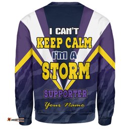 Amazing Aussie Melbourne Storm Custom Melbourne Storm Supporter Sweatshirt