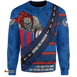 Amazing Aussie Newcastle Knights Sport Theme Song For Rugby With Sporty Style Sweatshirt