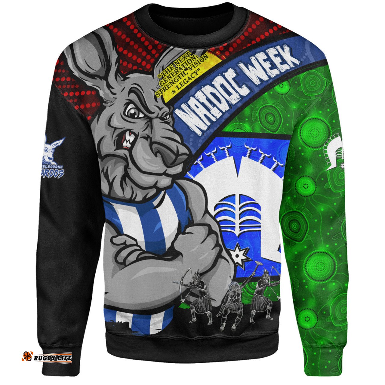 Amazing Aussie North Melbourne NAIDOC Week Pride Edition Sweatshirt