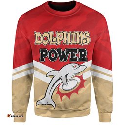Amazing Aussie Redcliffe Dolphins Custom I Hate Being This Awesome But Redcliffe Dolphins Sweatshirt
