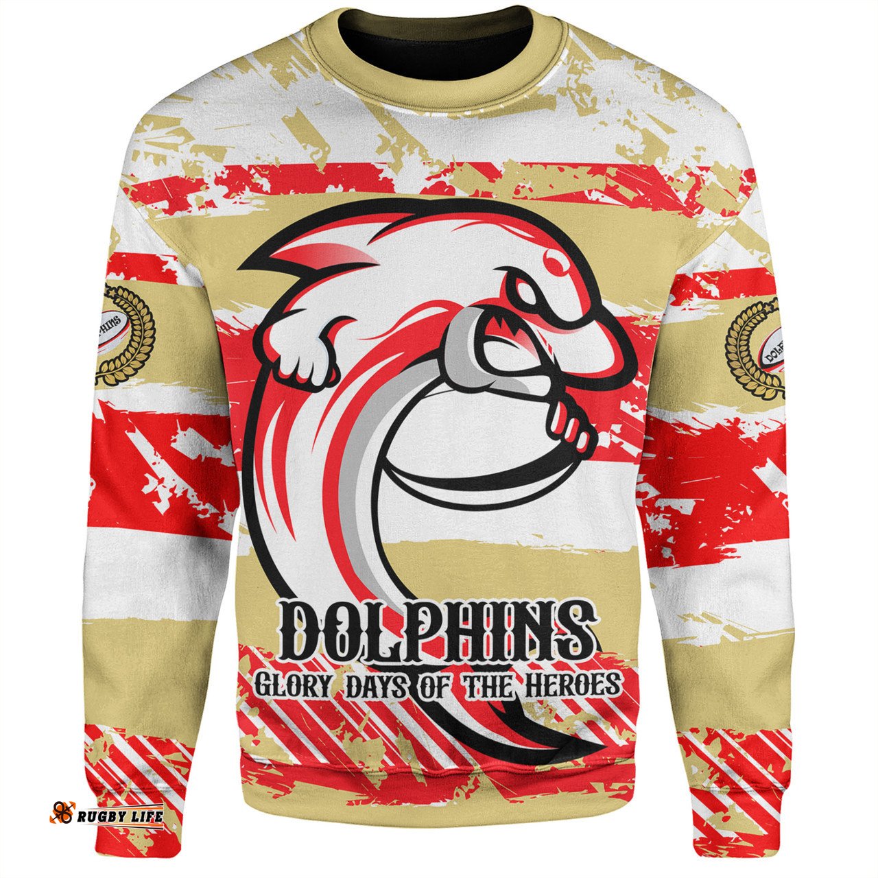 Amazing Aussie Redcliffe Dolphins Theme Song Inspired Sweatshirt