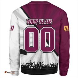 Amazing Aussie Queensland Maroons Origin Battleground Maroons Unleashed Sweatshirt