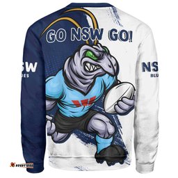 Amazing Aussie New South Wales Blues Battleborn Blues Sweatshirt