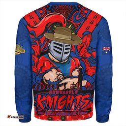 Amazing Aussie Newcastle Knights Ripped Legacy Of The Game The ANZAC Spirit Lives On Sweatshirt