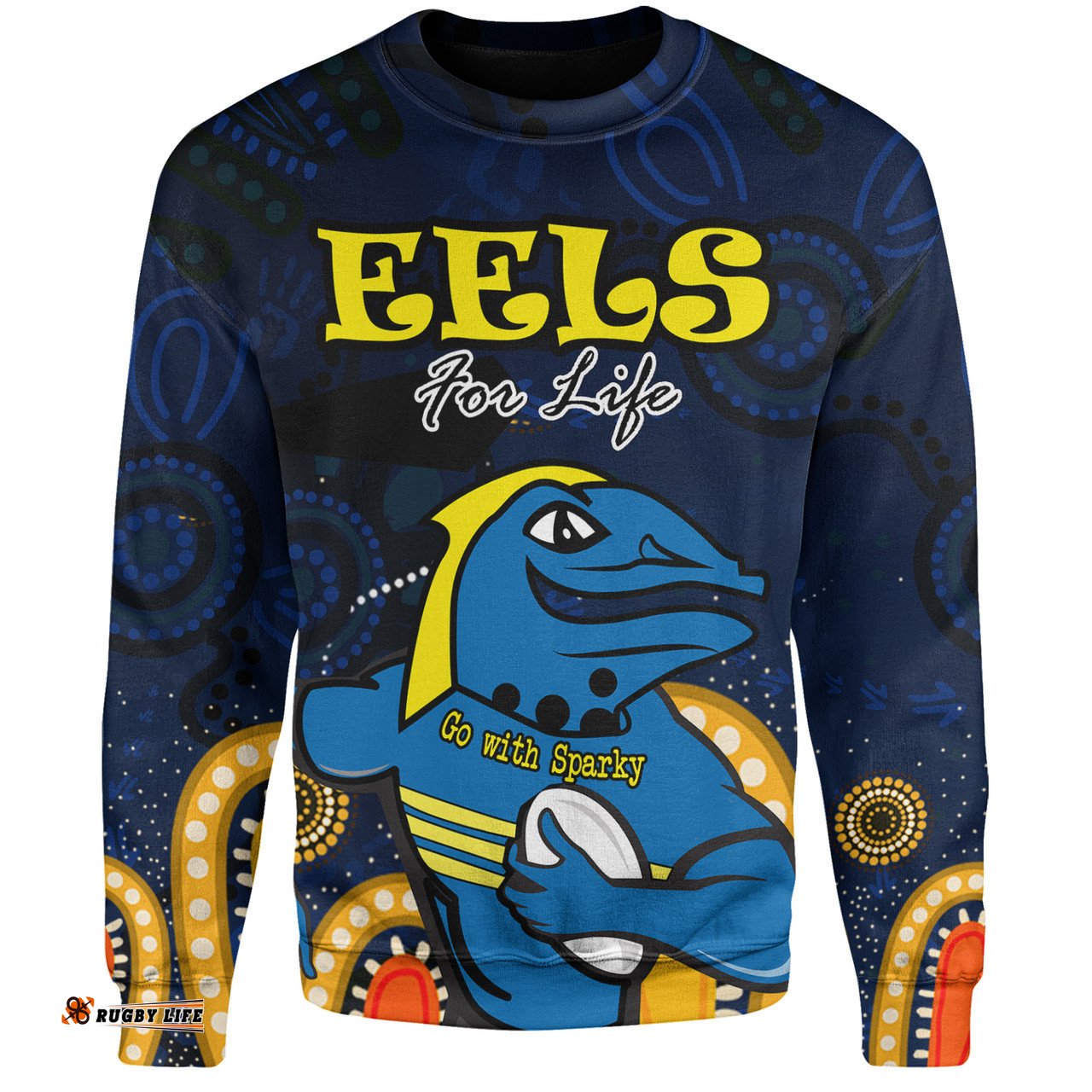 Amazing Aussie Parramatta Eels Custom Parramatta Eels For Life With Naidoc Week Style Sweatshirt