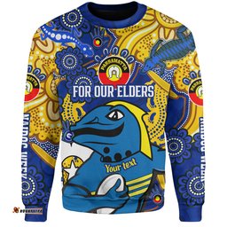 Amazing Aussie Parramatta Eels Naidoc Week Custom For Our Elders Go With Sparky Sweatshirt