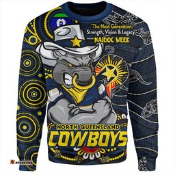 Amazing Aussie North Queensland Cowboys Spirit Of NAIDOC Series Sweatshirt