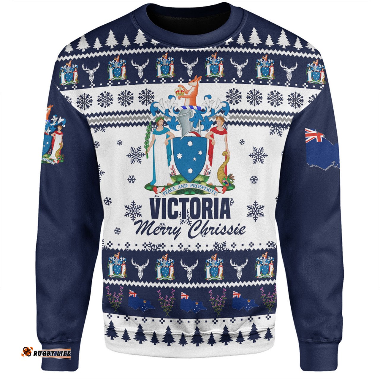 Amazing Aussie Victoria Christmas Merry Chrissie Sweatshirt