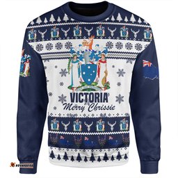 Amazing Aussie Victoria Christmas Merry Chrissie Sweatshirt