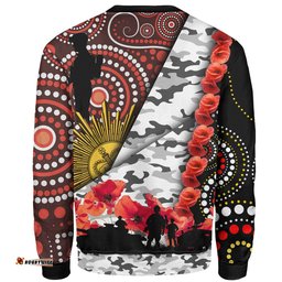 Amazing Aussie St.George St.George Remembrance Day Lest We Forget Poppies Sweatshirt