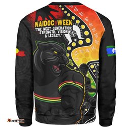 Amazing Aussie Penrith Panthers NAIDOC Indigenous Warrior Spirit Sweatshirt