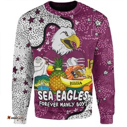 Amazing Aussie Manly Warringah Sea Eagles Australian Big Things Sweatshirt