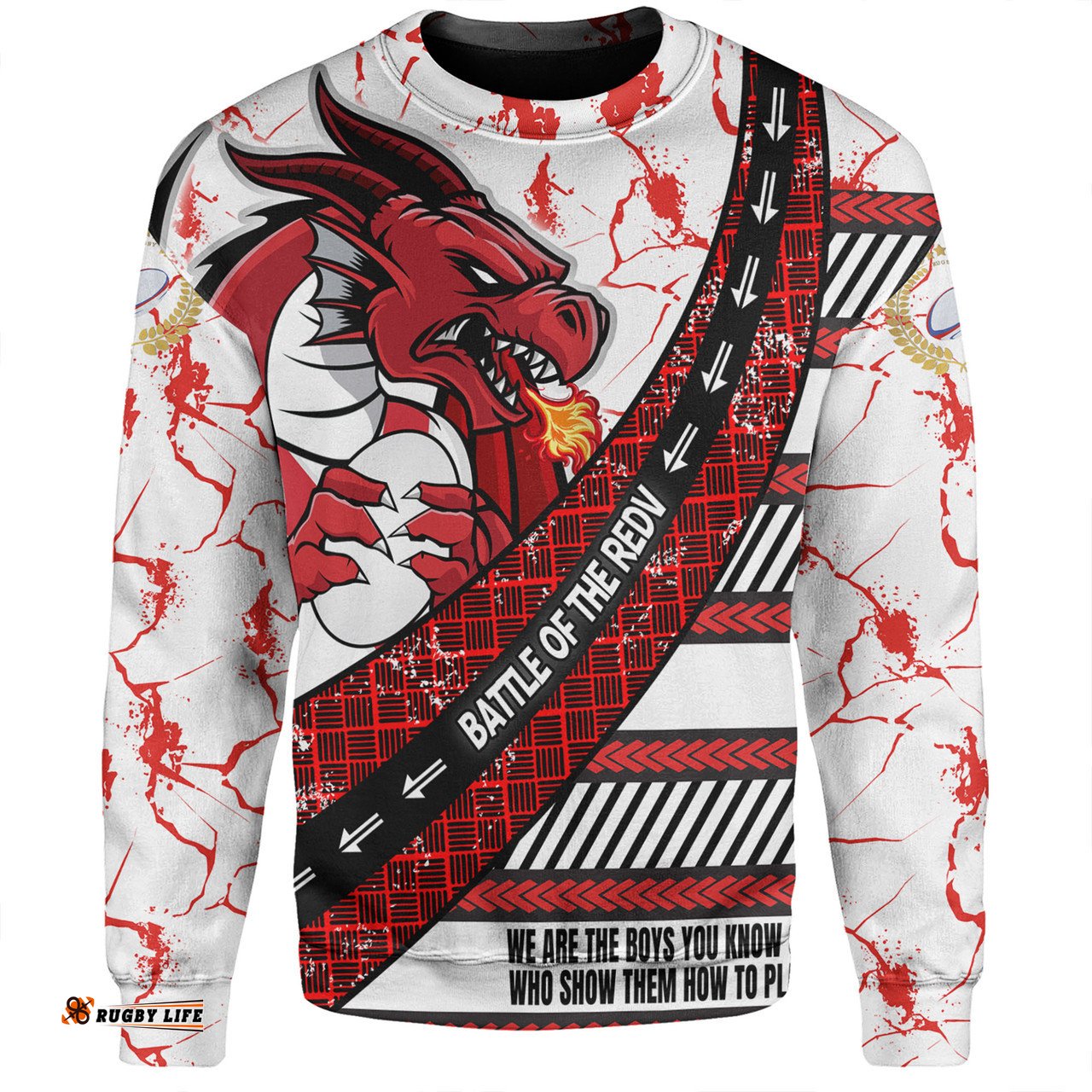 Amazing Aussie St. George Illawarra Dragons Theme Song For With Sporty Style Sweatshirt